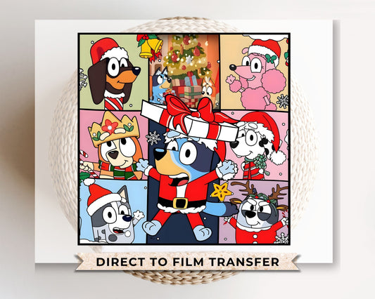 Bluey and Friends Christmas - DTF Transfer