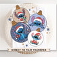 Stitch Christmas Ornaments DTF Transfer