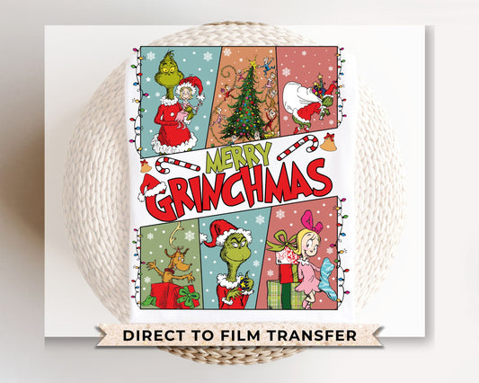 Merry Grinchmas DTF Transfer