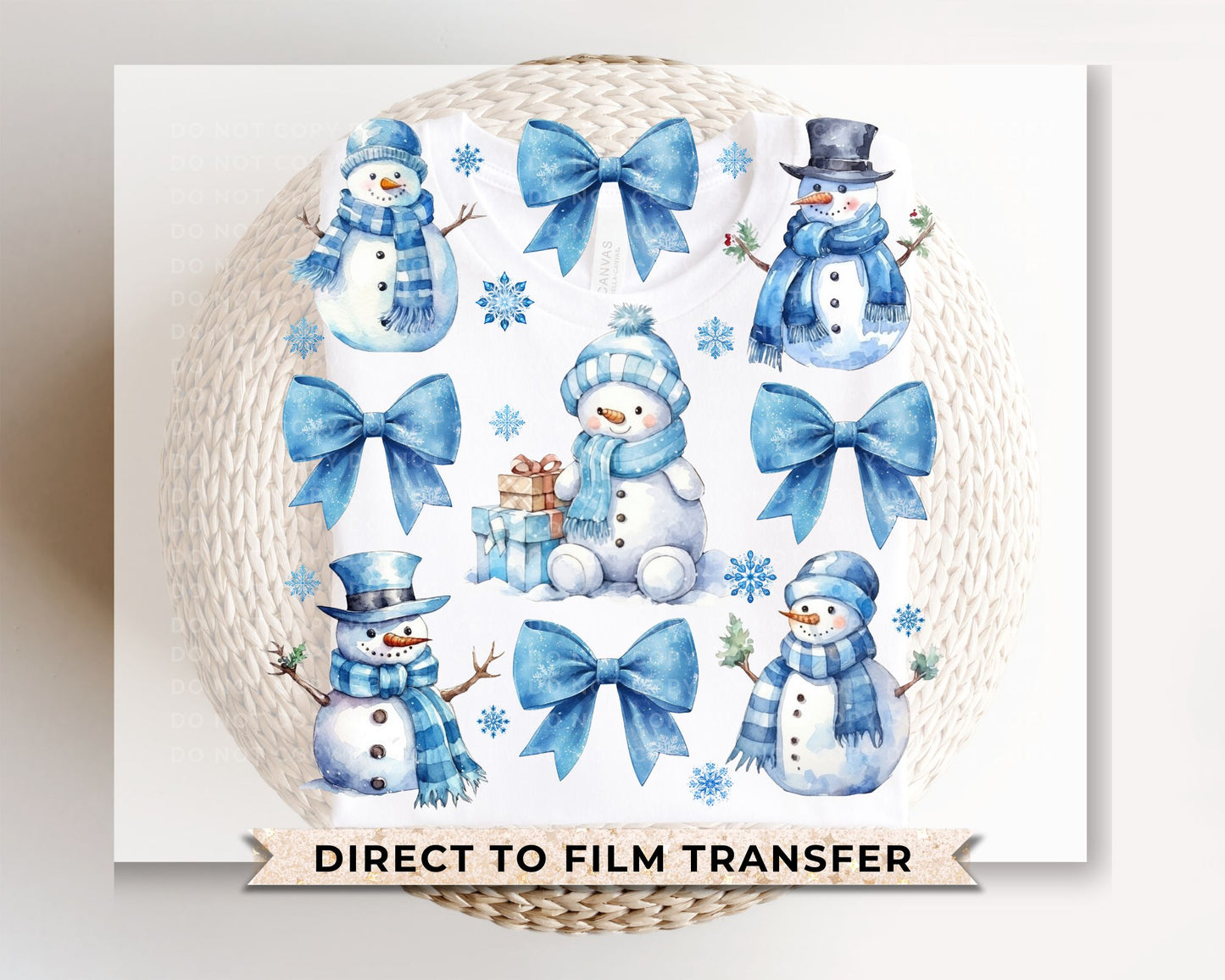 Coquette Snowmen - DTF Transfer