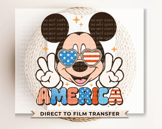 Mickey Mouse 4th of July DTF Transfer