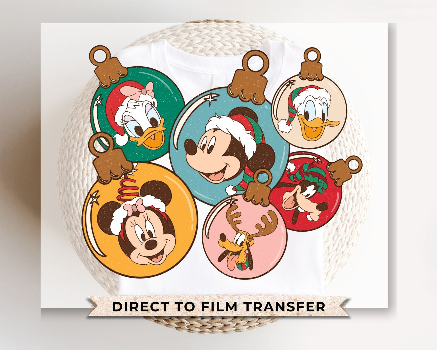 Mickey and Friends Ornaments DTF Transfer