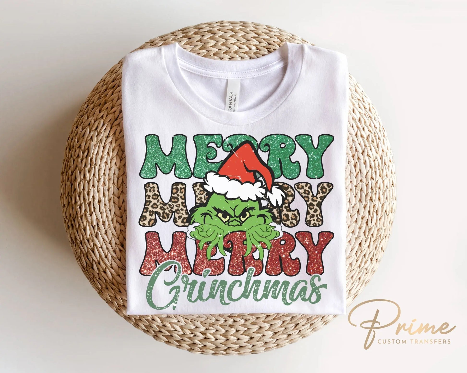 Merry Grinchmas DTF Transfer Prime Custom Transfers