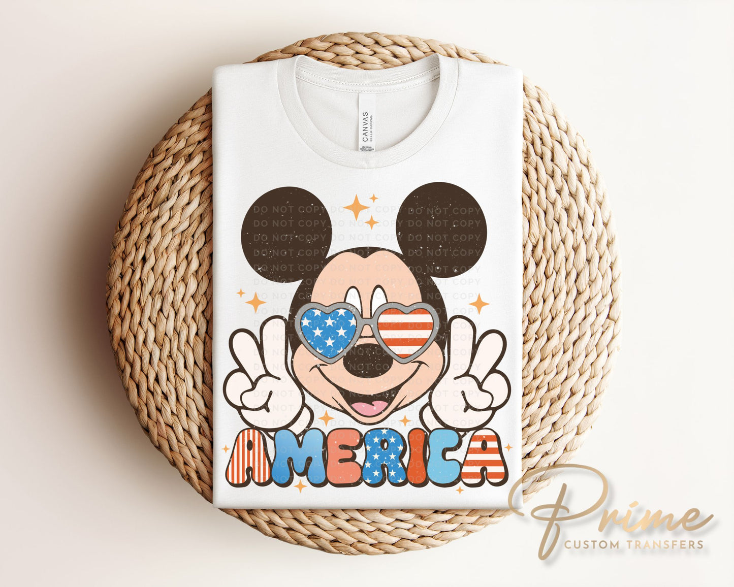 Mickey Mouse 4th of July DTF Transfer