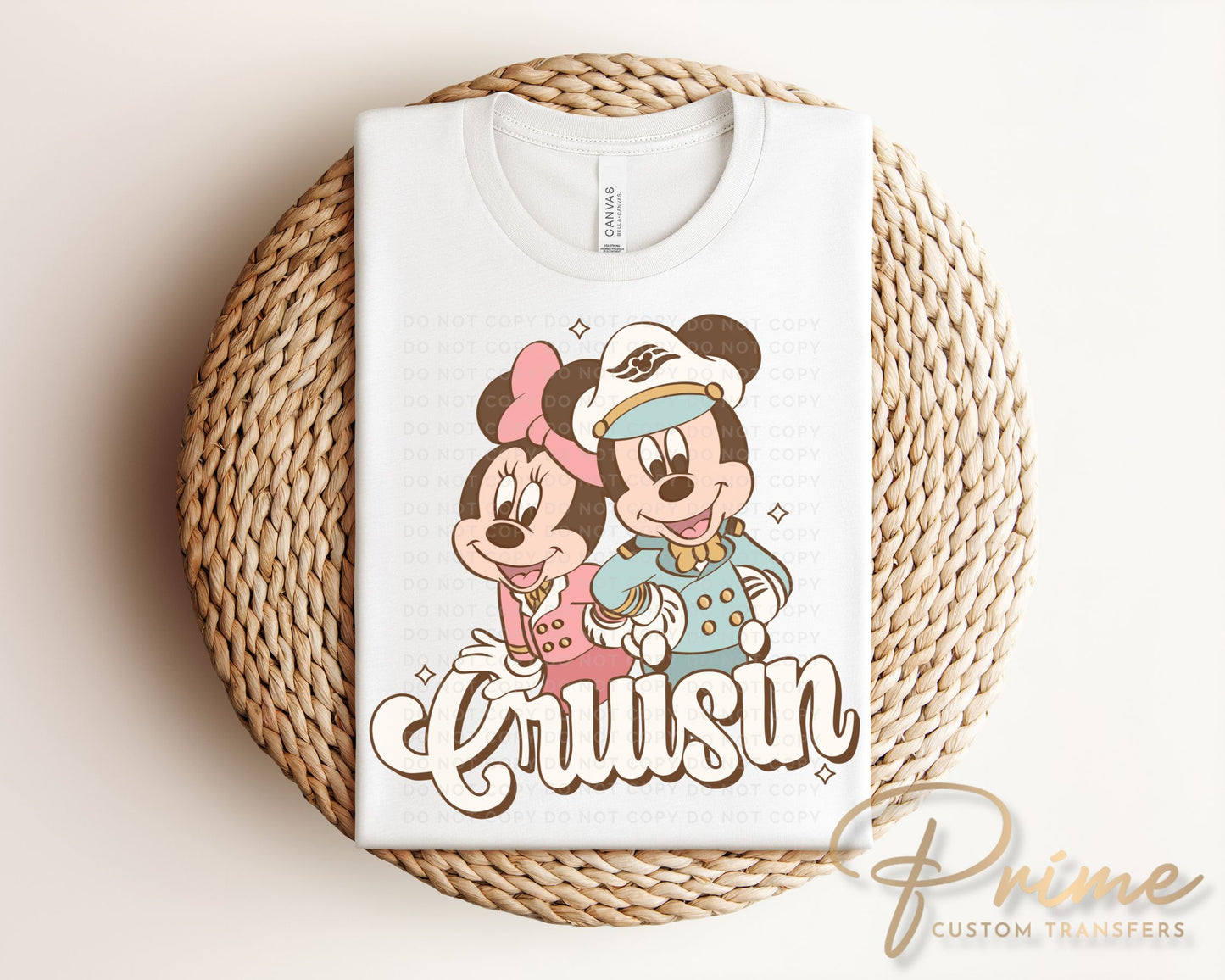 Mickey and Minnie Cruise DTF Transfer