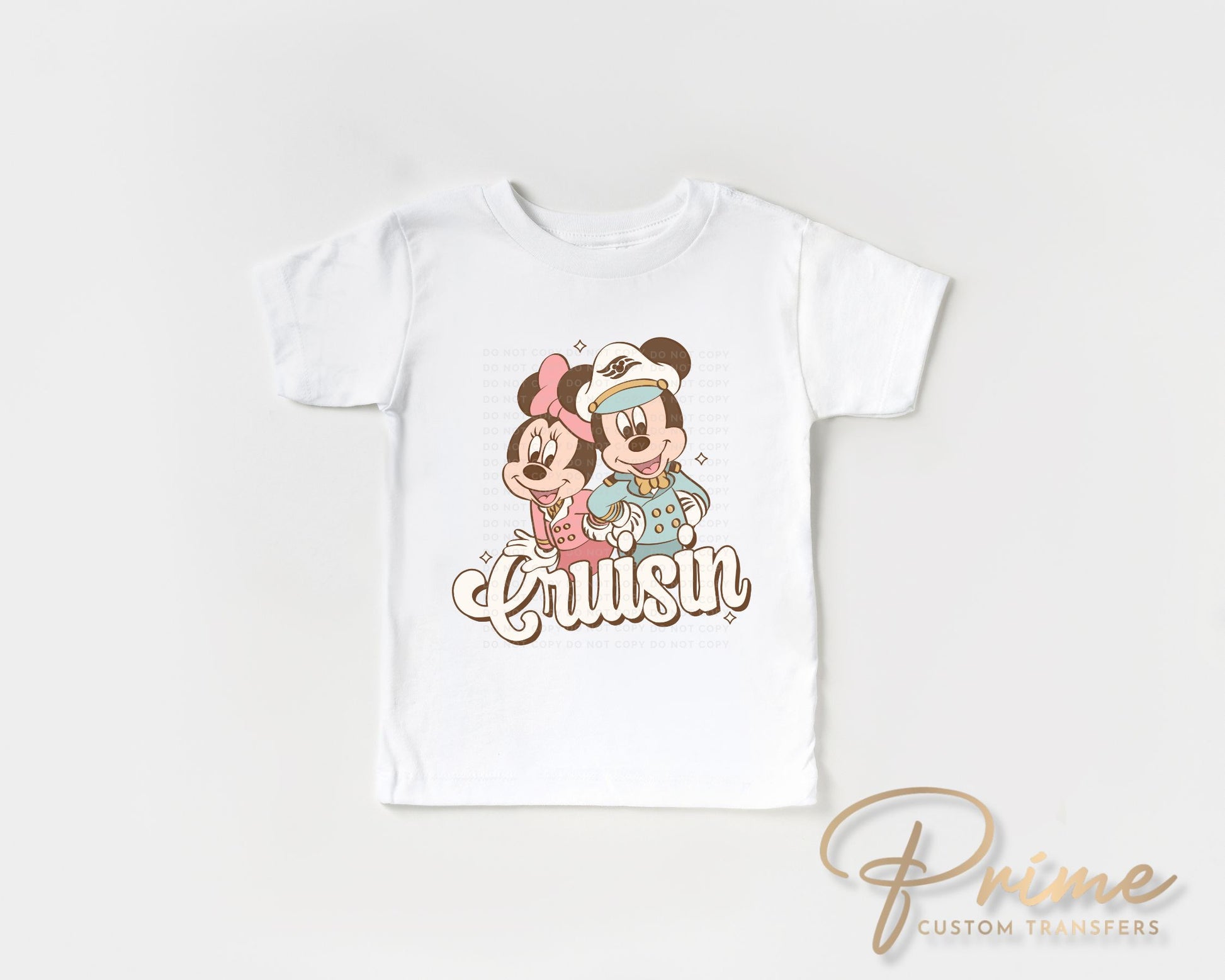 Mickey and Minnie dtf transfer - front