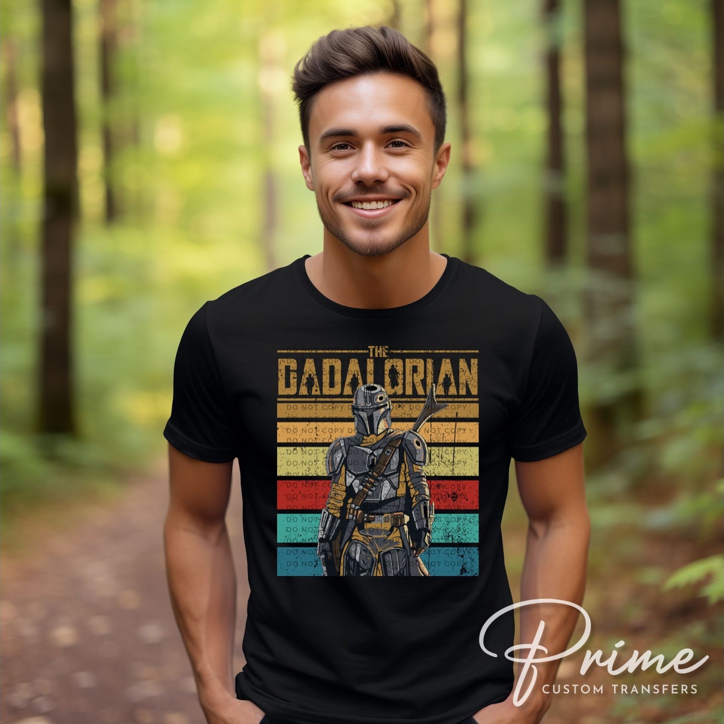 The Dadalorian dtf transfer