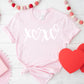 XOXO Heart DTF Transfers, Ready to Press, T-shirt Transfers, Heat Transfer, Valentine’s Day Direct to Film, Ready to Ship