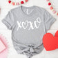 XOXO Heart DTF Transfers, Ready to Press, T-shirt Transfers, Heat Transfer, Valentine’s Day Direct to Film, Ready to Ship