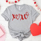 XOXO Heart DTF Transfers, Ready to Press, T-shirt Transfers, Heat Transfer, Valentine’s Day Direct to Film