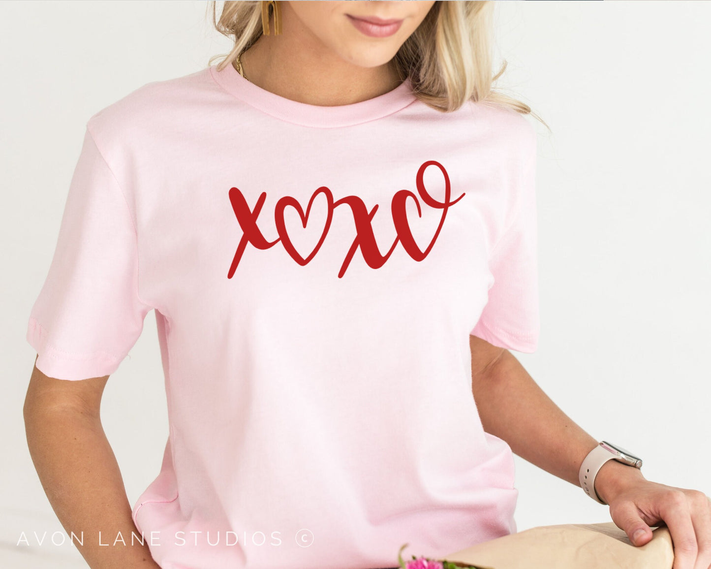 XOXO Heart DTF Transfers, Ready to Press, T-shirt Transfers, Heat Transfer, Valentine’s Day Direct to Film