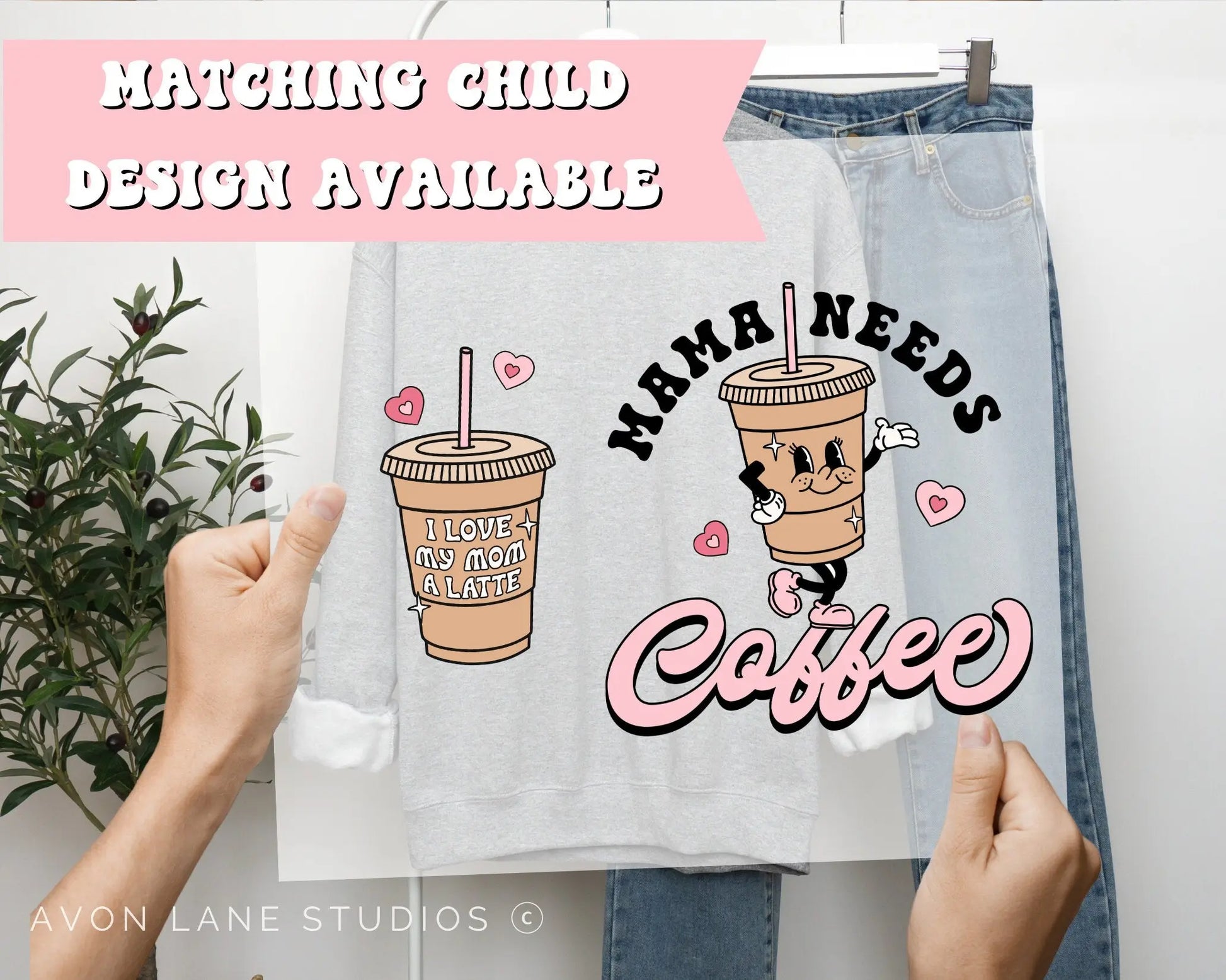Mama Needs Coffee, Valentine DTF Transfers, Ready to Press, T-shirt Transfers, Heat Transfer, Valentine Direct to Film, Coffee Valentine