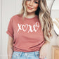 XOXO Heart DTF Transfers, Ready to Press, T-shirt Transfers, Heat Transfer, Valentine’s Day Direct to Film, Ready to Ship