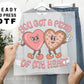 You've Got a Pizza My Heart DTF Transfers, Ready to Press, T-shirt Transfers, Heat Transfer, Valentine’s Day Direct to Film