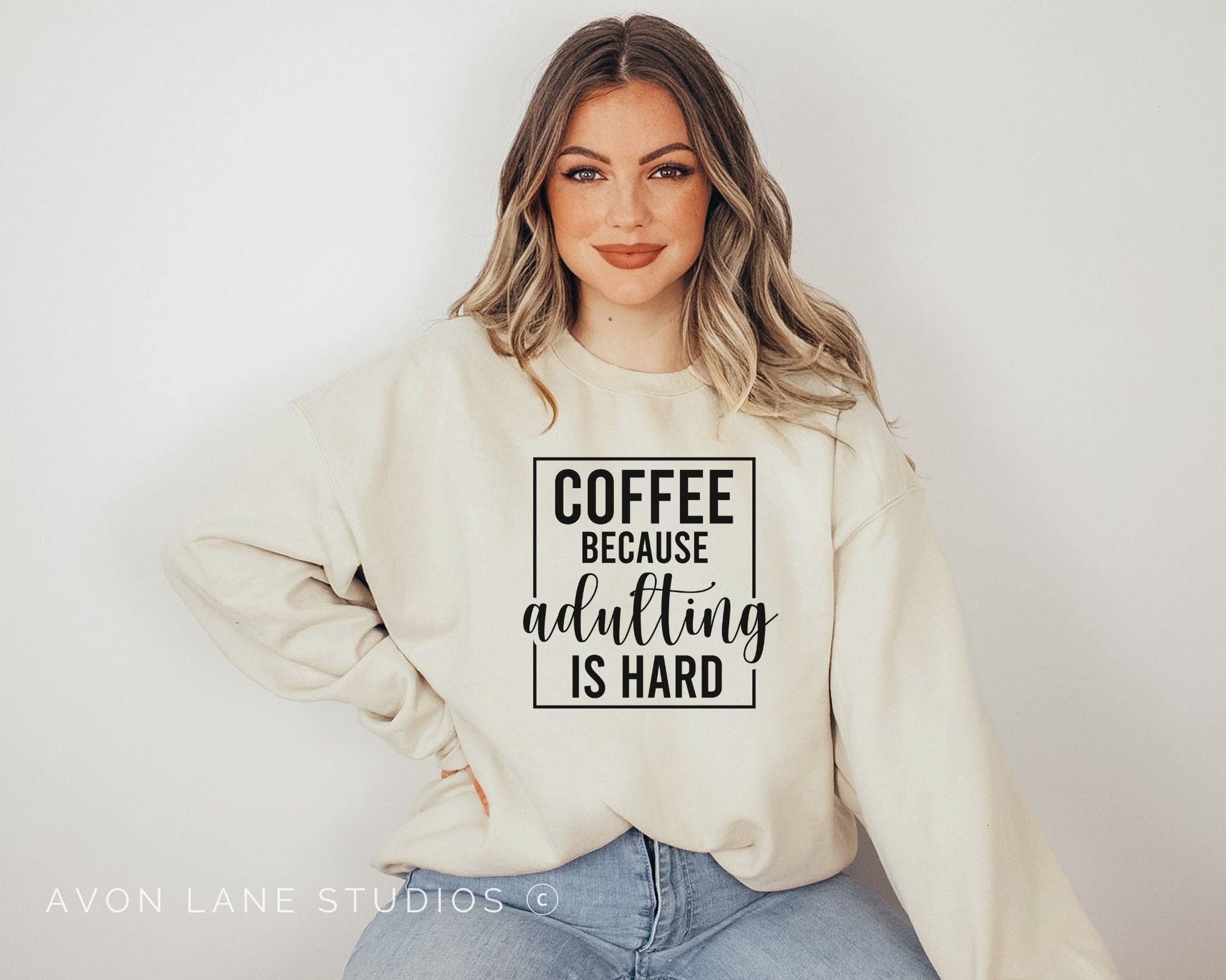 Coffee Because Adulting is Hard, Funny Coffee transfer, Coffee Lover dtf, Coffee Lover Gift, DTF Transfer, T-shirt Transfers,