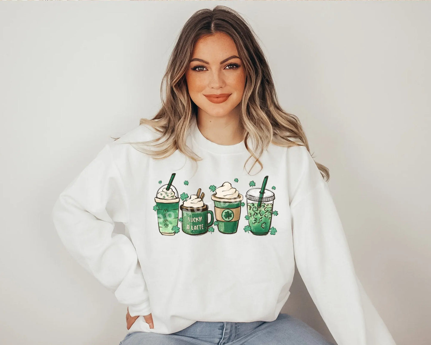 St. Patrick's Coffee, Ready to Press, T-shirt Transfers, Heat Transfer, Direct to Film, St. Patrick's Day Transfer, St.Patty's dtf
