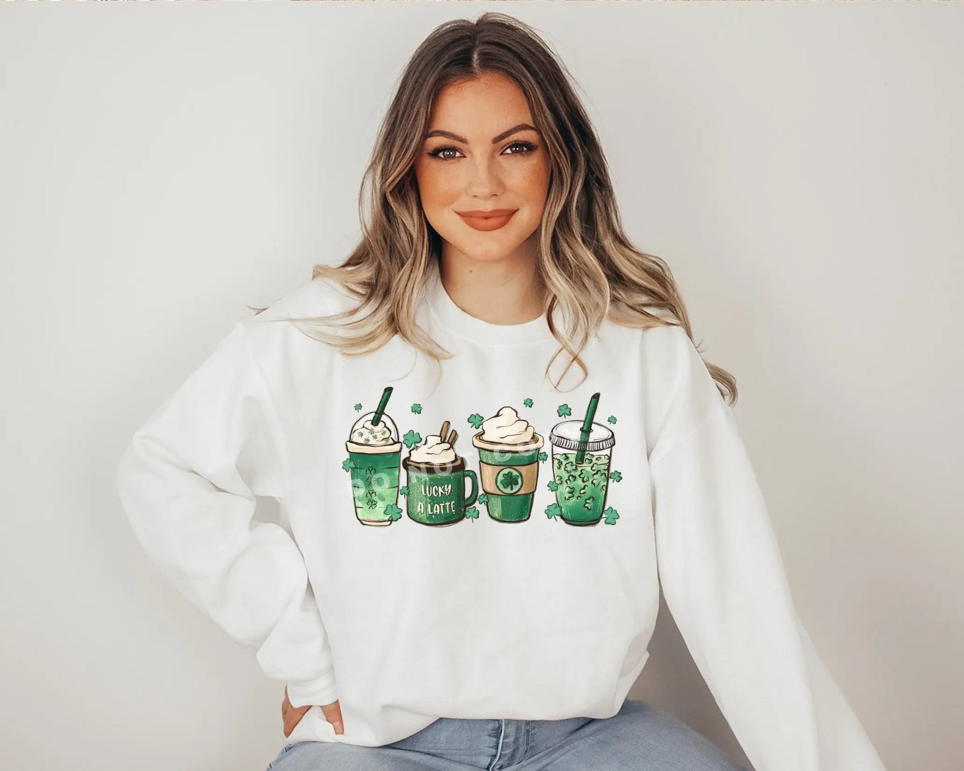St. Patrick's Coffee, Ready to Press, T-shirt Transfers, Heat Transfer, Direct to Film, St. Patrick's Day Transfer, St.Patty's dtf