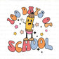 Happy 100th Day of School DTF Transfers, Ready to Press, T-shirt Transfers, Heat Transfer, Direct to Film, Smiley Face Pencil