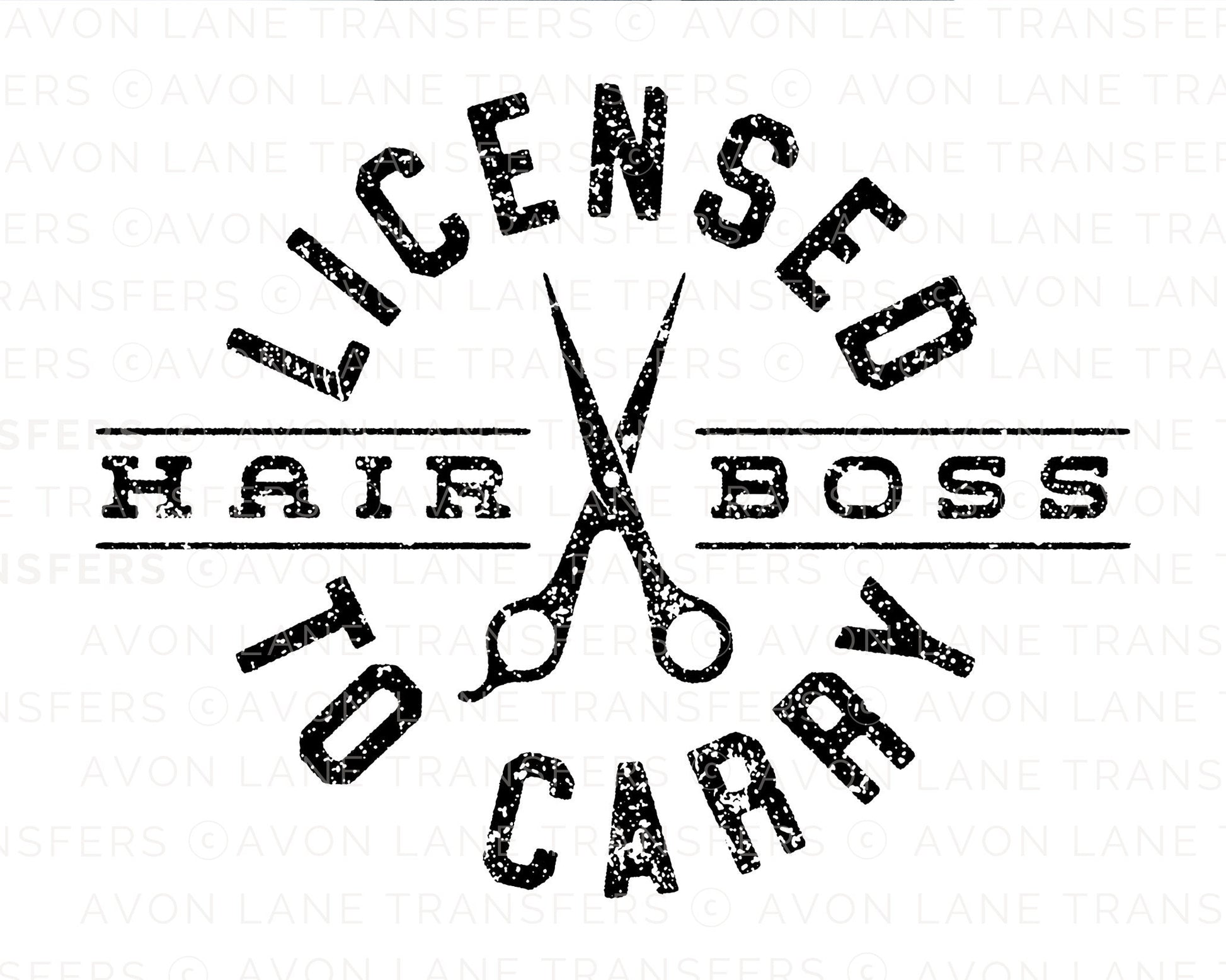 Licensed to Carry DTF Transfers, Funny Hair Stylist, Hair Stylist, Ready to Press, T-shirt Transfers, Heat Transfer, Direct to Film