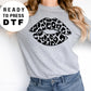 Leopard Lips, Valentine DTF, Ready to Press, T-shirt Transfers, Heat Transfer, Valentine’s Day Direct to Film, Leopard Kiss Lips