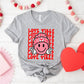 Love Vibes Smiley Face, Groovy Valentine DTF, Ready to Press, Heat Transfer, Valentine’s Day Direct to Film, Retro Smiley Face