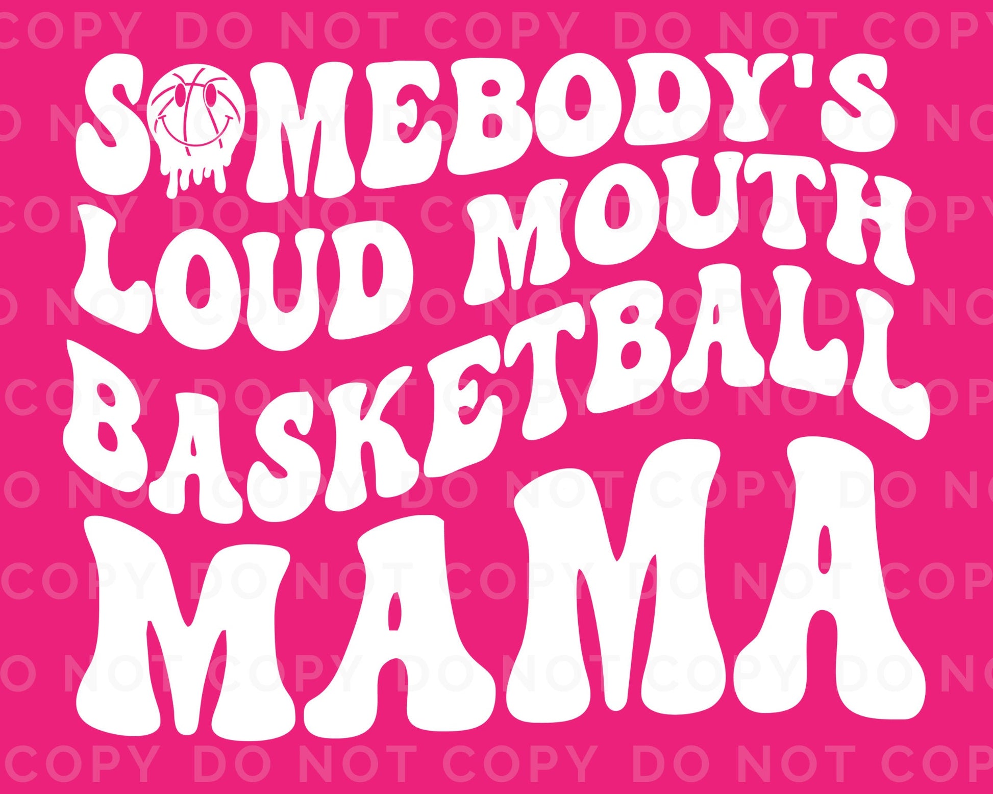 DTF Transfers Ready to Press T-shirt Transfers Basketball Mama Heat Transfer Direct to Film Sports dtf Transfers Somebody's Loud Mouth Mama