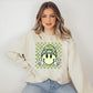DTF Tshirt Transfer Ready to Press St Patricks Day T shirt Transfers Heat Transfer Direct to Film dtf Retro Groovy Lucky Smile for T-shirts
