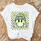 DTF Tshirt Transfer Ready to Press St Patricks Day T shirt Transfers Heat Transfer Direct to Film dtf Retro Groovy Lucky Smile for T-shirts