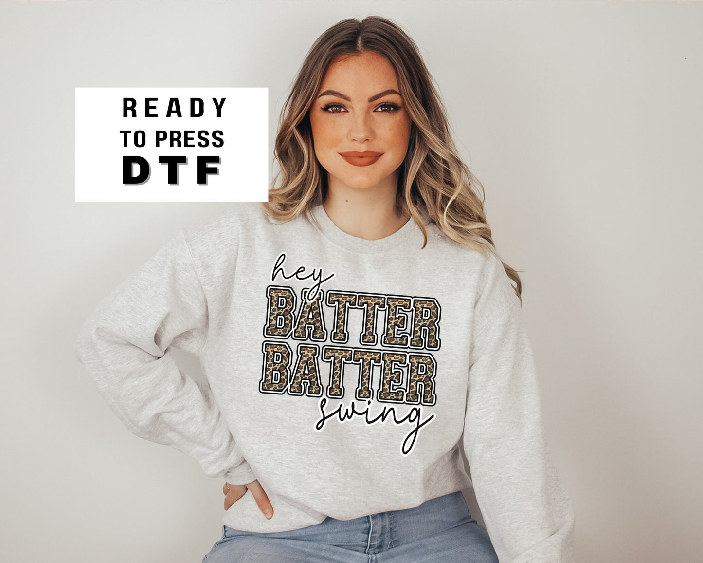 DTF Tshirt Transfer Ready to Press Baseball T shirt Transfers Heat Transfer Direct to Film dtf leopard Baseball Mom for T-shirts