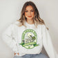 Dead Inside But Feeling Lucky, DTF Transfer, St. Patrick's Day Tshirt Transfer, St. Patricks Day Transfer, St.Patty's Skull, Skellie