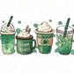 St. Patrick's Coffee, Ready to Press, T-shirt Transfers, Heat Transfer, Direct to Film, St. Patrick's Day Transfer, St.Patty's dtf