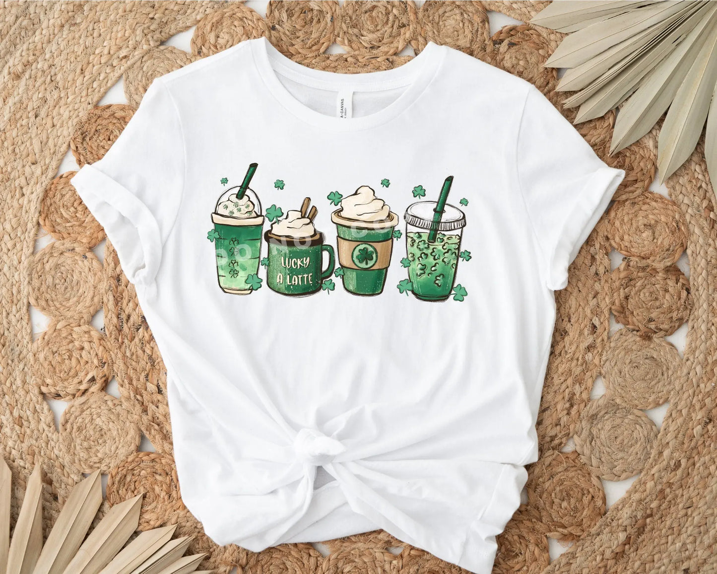 St. Patrick's Coffee, Ready to Press, T-shirt Transfers, Heat Transfer, Direct to Film, St. Patrick's Day Transfer, St.Patty's dtf
