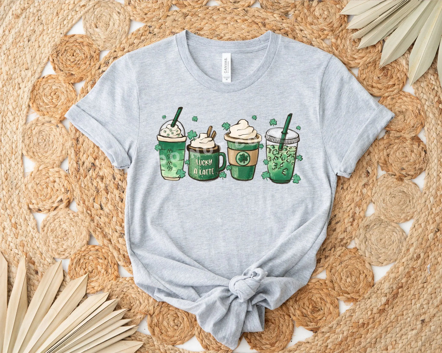 St. Patrick's Coffee, Ready to Press, T-shirt Transfers, Heat Transfer, Direct to Film, St. Patrick's Day Transfer, St.Patty's dtf