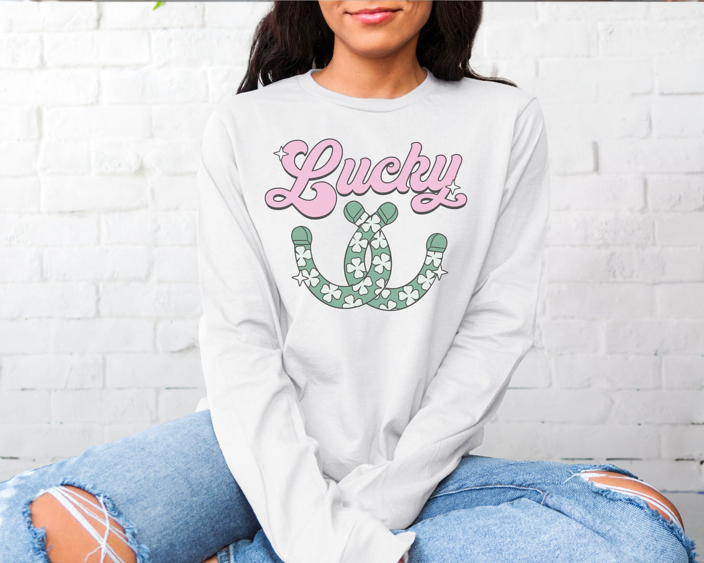 DTF Tshirt Transfer Ready to Press St Patricks Day T shirt Transfers Heat Transfer Direct to Film dtf Lucky Clovers Tshirt Transfer