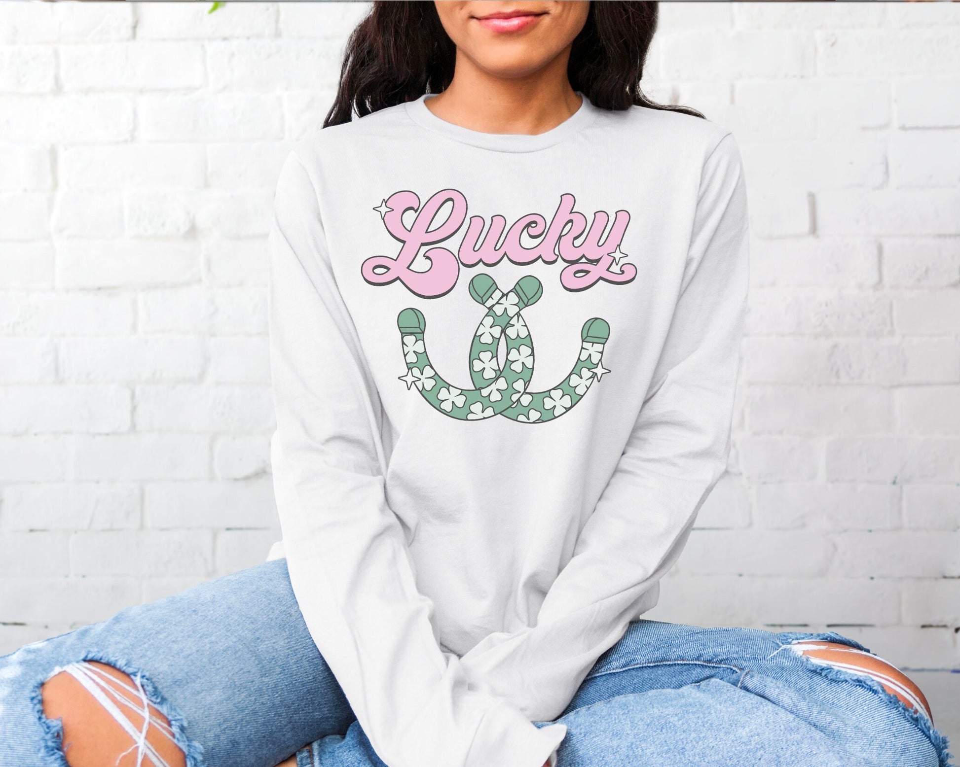 DTF Tshirt Transfer Ready to Press St Patricks Day T shirt Transfers Heat Transfer Direct to Film dtf Lucky Clovers Tshirt Transfer