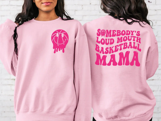 DTF Transfers Ready to Press T-shirt Transfers Basketball Mama Heat Transfer Direct to Film Sports dtf Transfers Somebody's Loud Mouth Mama