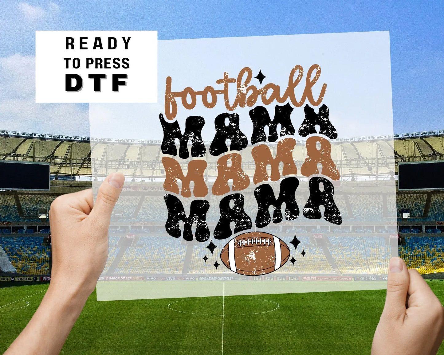 DTF Ready to Press Tshirt Transfers Game Day Heat Transfer Direct to Film dtf Transfers dtf Football Mama Transfer