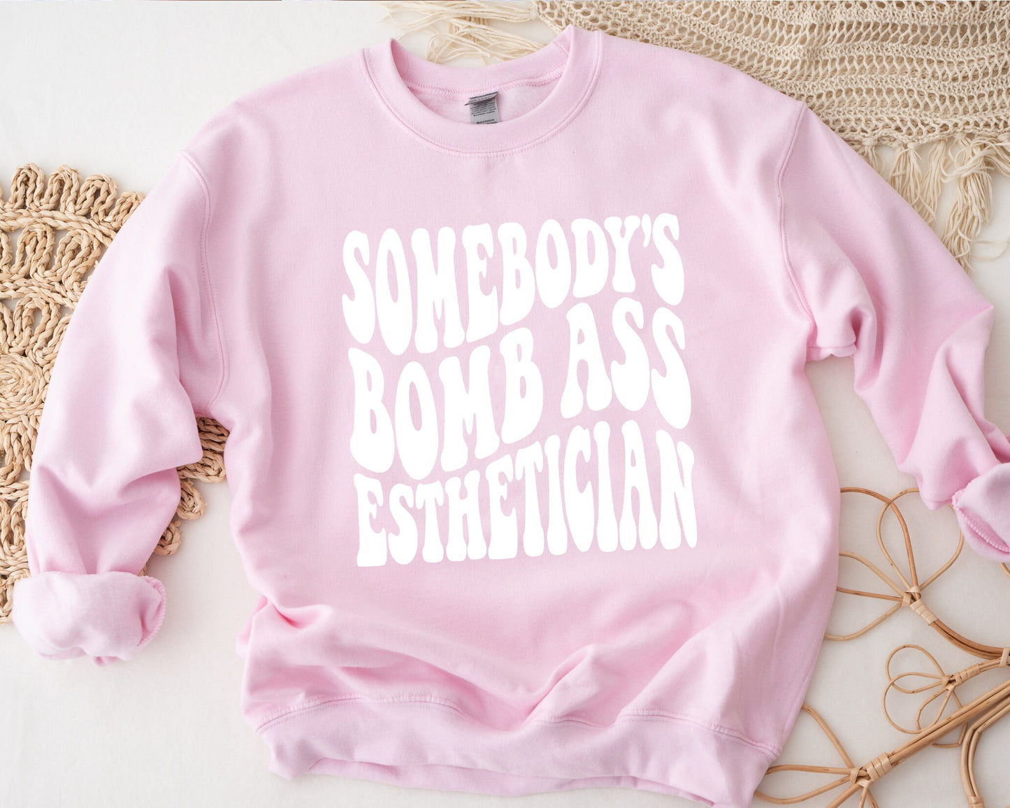 DTF Transfers, Heat Transfer, Ready to Press, Direct to Film, Ready to Press Tshirt Transfers, Somebody's Bomb Ass Esthetician