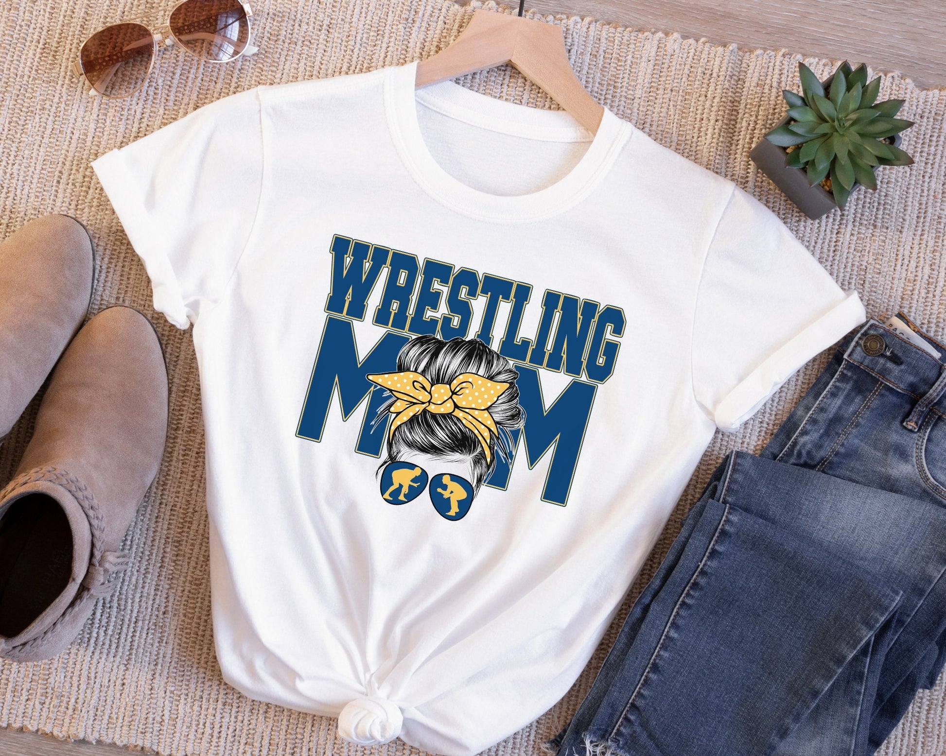 DTF Transfers Ready to Press Tshirt Transfers Wrestling Mom Heat Transfer Direct to Film Sports Transfers