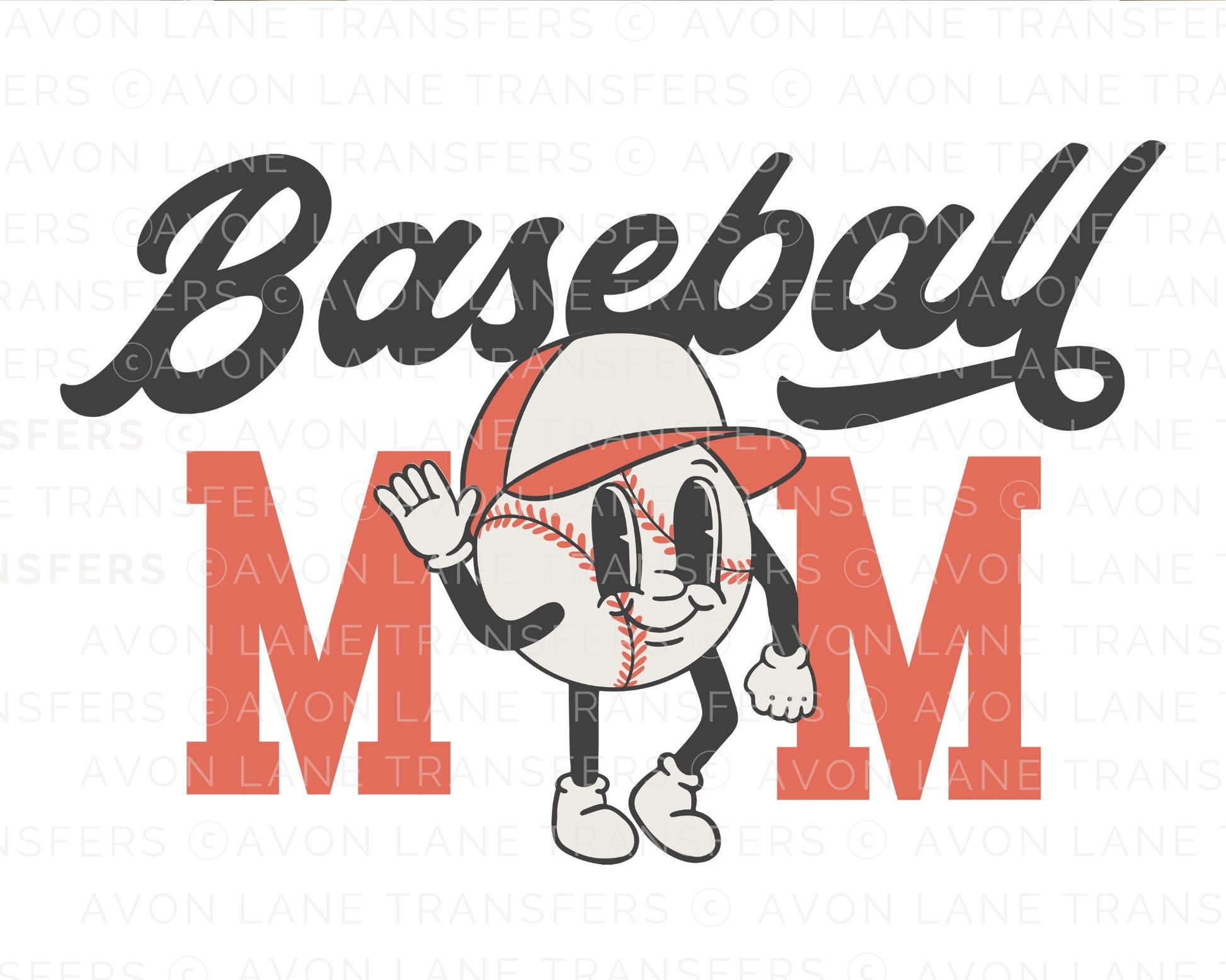 DTF Transfers Ready to Press Tshirt Transfers Baseball Mama Heat Transfer Direct to Film Sports dtf Transfers Baseball Mom