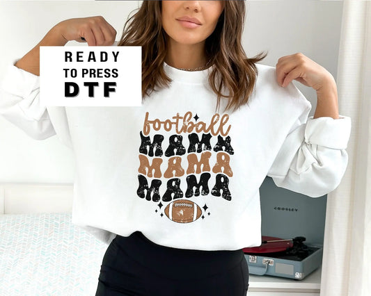DTF Ready to Press Tshirt Transfers Game Day Heat Transfer Direct to Film dtf Transfers dtf Football Mama Transfer