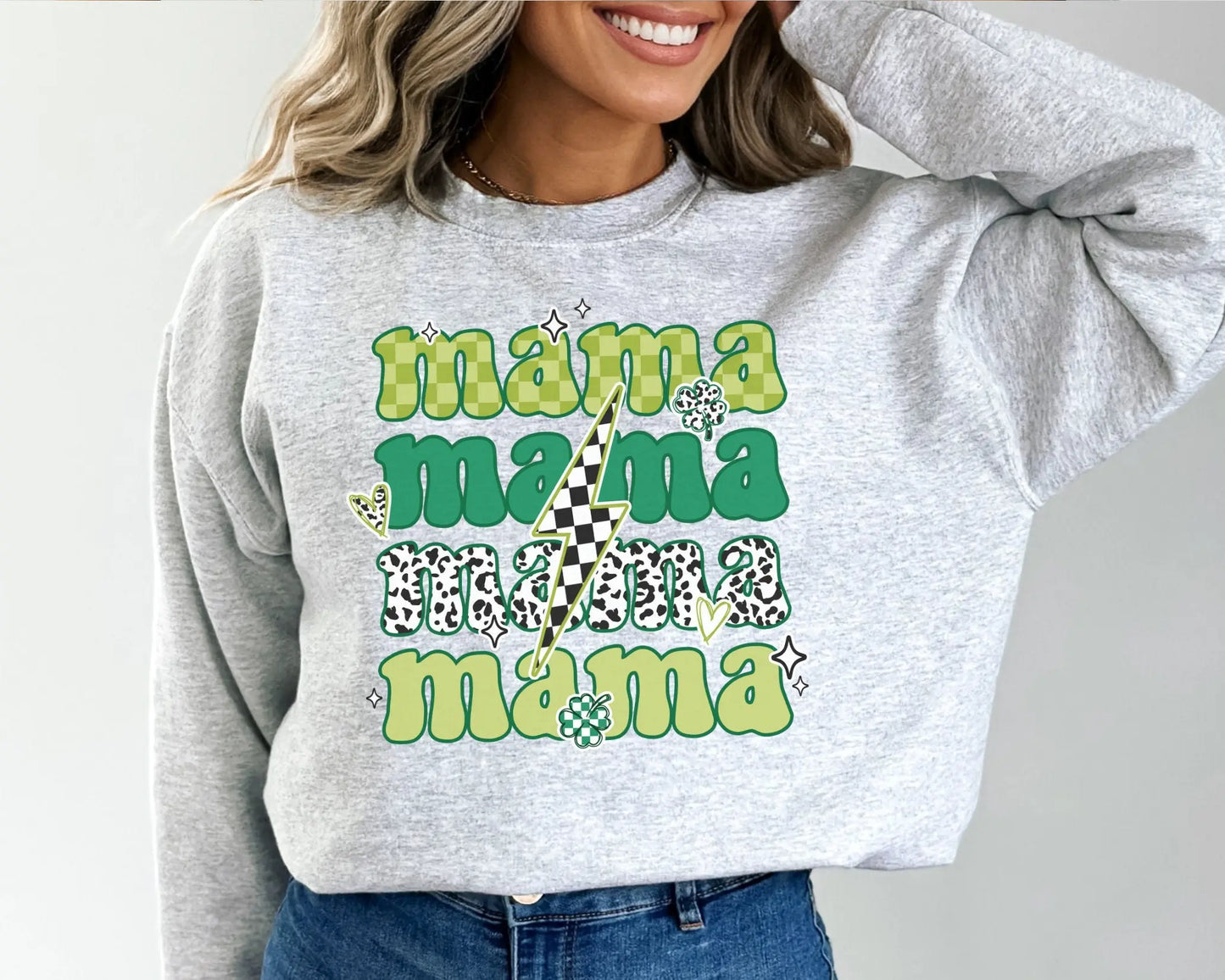 DTF Ready to Press Tshirt Transfers St Patricks Day Heat Transfer Direct to Film dtf Transfers dtf Patrick's Day Mama Tshirt Transfer