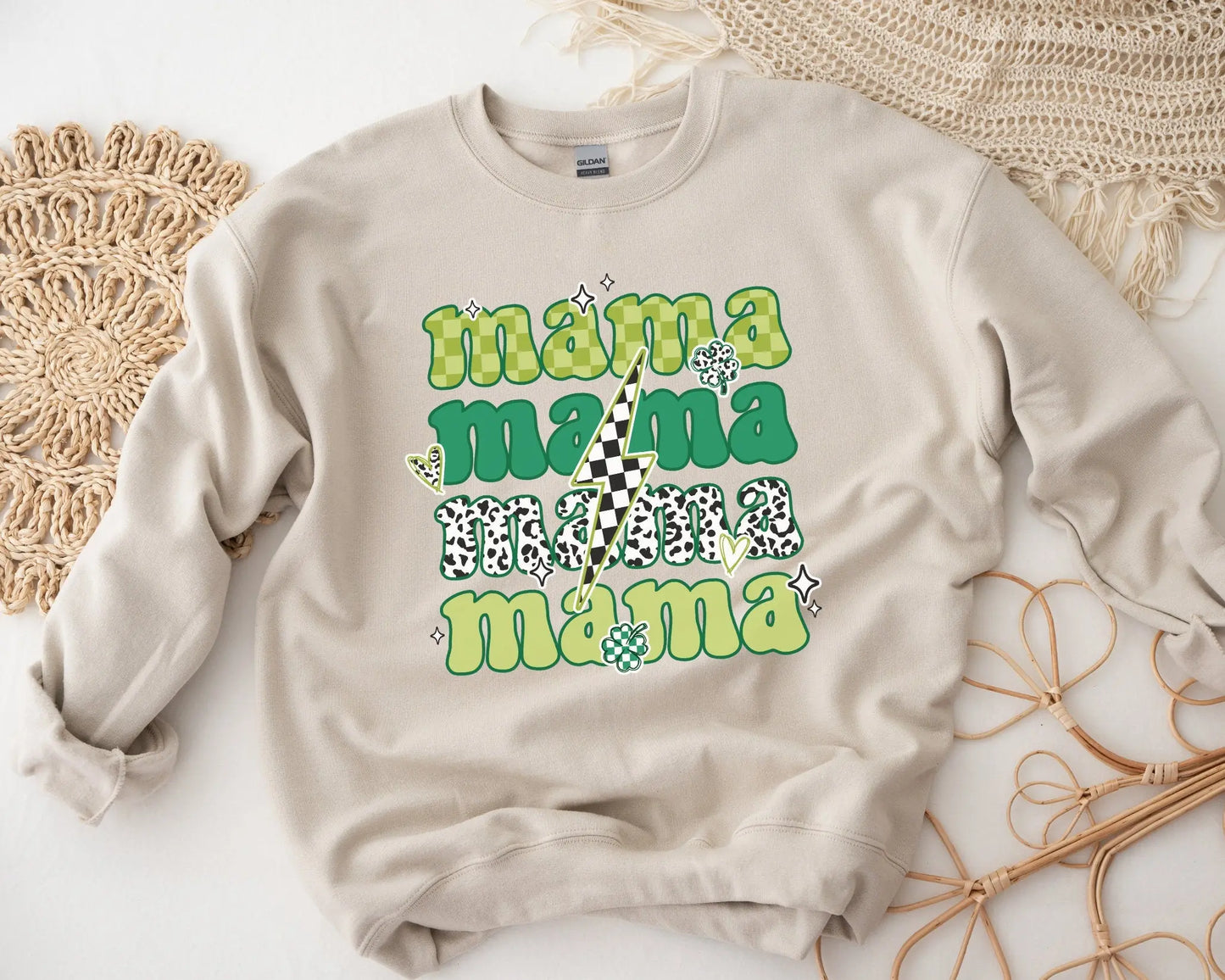 DTF Ready to Press Tshirt Transfers St Patricks Day Heat Transfer Direct to Film dtf Transfers dtf Patrick's Day Mama Tshirt Transfer