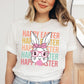 Happy Easter Stacked Bunny Rabbit dtf, Ready to Press, T-shirt Transfers, Heat Transfer, Direct to Film, Retro Easter, Groovy Hunny Bunny