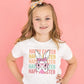 Happy Easter Stacked Bunny Rabbit dtf, Ready to Press, T-shirt Transfers, Heat Transfer, Direct to Film, Retro Easter, Groovy Hunny Bunny
