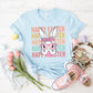 Happy Easter Stacked Bunny Rabbit dtf, Ready to Press, T-shirt Transfers, Heat Transfer, Direct to Film, Retro Easter, Groovy Hunny Bunny