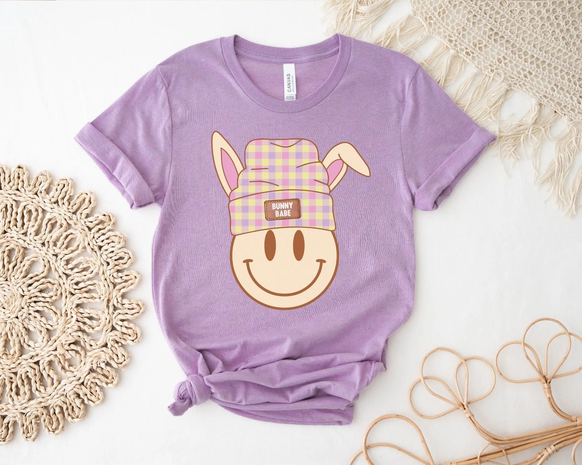 Easter Bunny Babe dtf Transfers, Ready to Press, T-shirt Transfers, Heat Transfer, Direct to Film, Easter Bunny Babe dtf, Smiley Easter