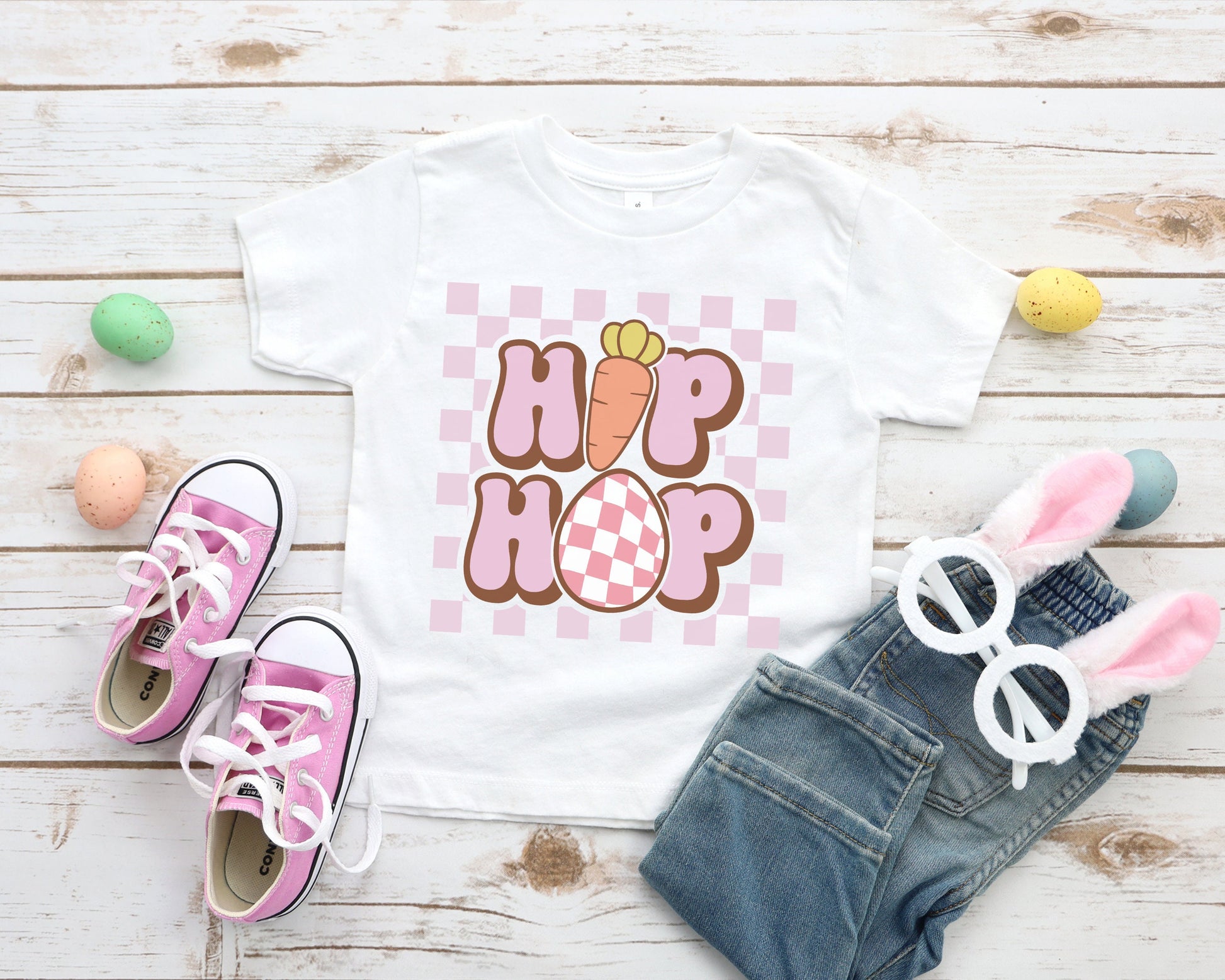 Hip Hop dtf, Hip Hop Easter Tshirt Transfer, Happy Easter, Hoppy Easter, Ready to Press, T-shirt Transfers, dtf, girl easter shirt dtf