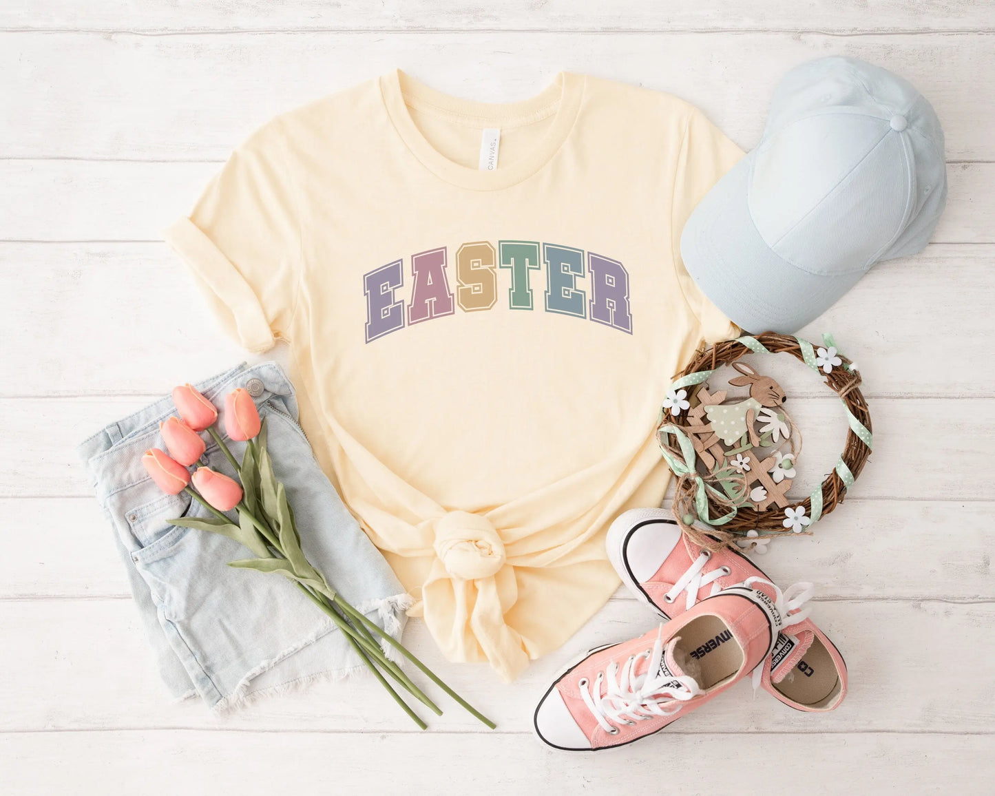 Easter DTF Transfer | Easter Direct to Film Transfers | Ready to Press Heat Transfer Designs | T-shirt Transfers | Pastel Easter dtf