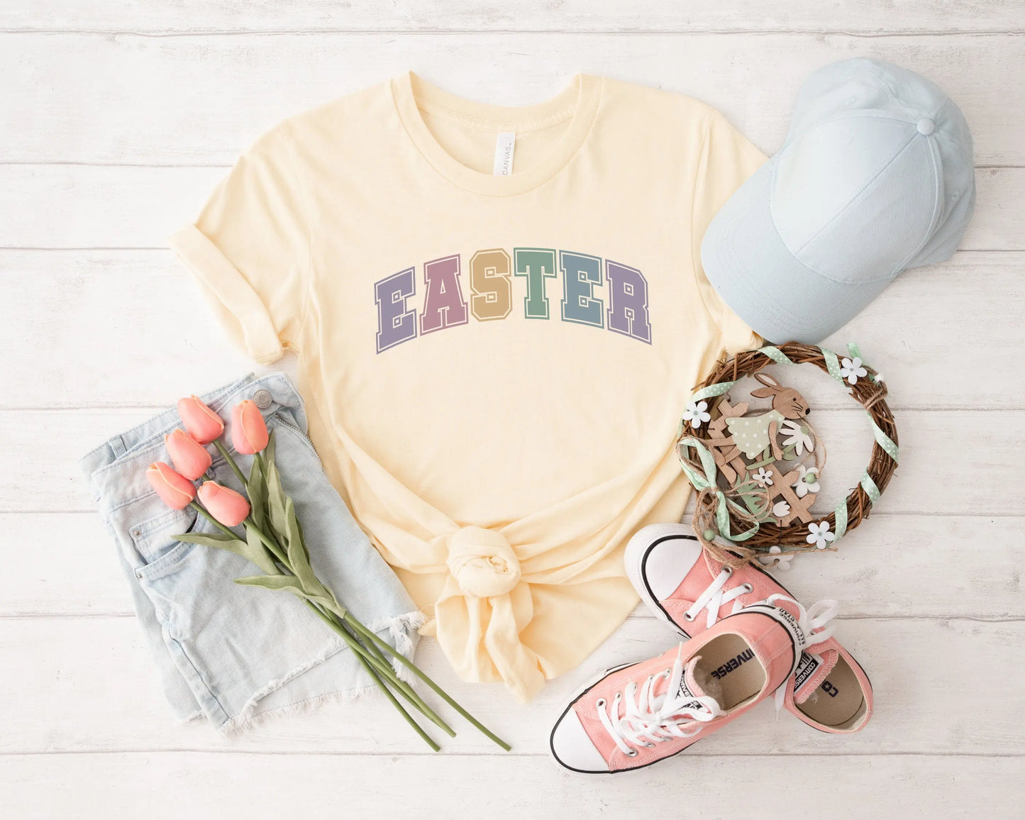 Easter DTF Transfer | Easter Direct to Film Transfers | Ready to Press Heat Transfer Designs | T-shirt Transfers | Pastel Easter dtf
